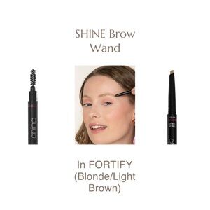 NIB Shine Brow Wand in Fortify (Blonde/Light Brown)